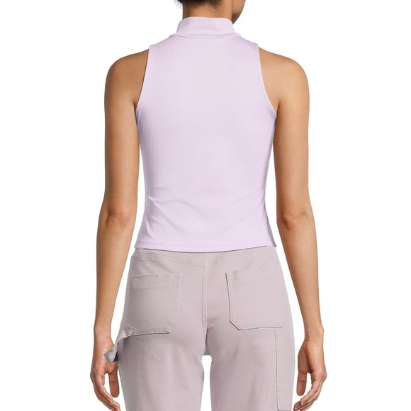 Juniors Sleeveless Mock neck top Super Soft & Stretchy Perfect for Layering NWT - Picture 2 of 6